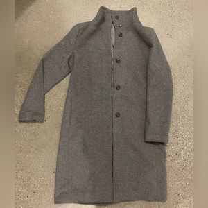 Uniqlo belted long coat